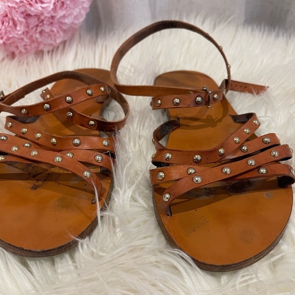 J.Crew Gianna Double Crop Sandals Size 8 - Picture 1 of 8